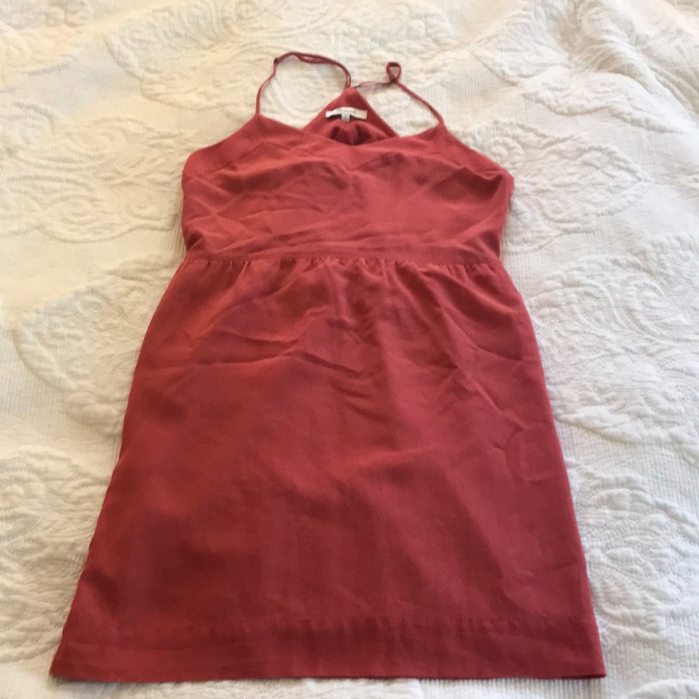 Madewell coral pink dress